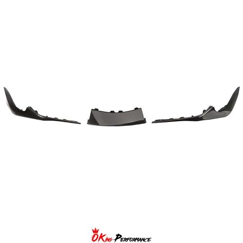 TRD Style Carbon Fiber Front Lip (3 pcs) For Toyota Supra MK5 A90 A91 GR 2019-2024