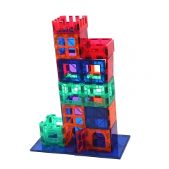 Educational wholesale new toys magnetic block tiles magnetic tiles building blocks