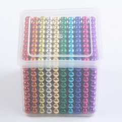 Hot Sell Super strong Magnetic Toys 1000pcs neodymium magnetic balls 5mm