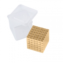 HAOQI In Stock permanent magnetic cube educational toy magnetic cube