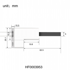 HF0003953 Silicon nitride ignition rod.Hot Furnace Ignitor