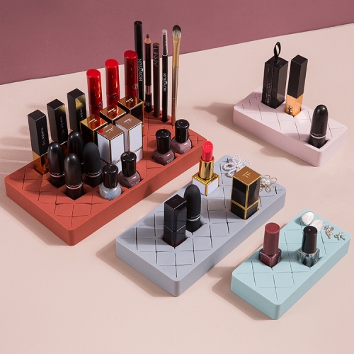 Desktop Cosmetic Polish, Lip Stick, Brushes Shelf Organizer,Large