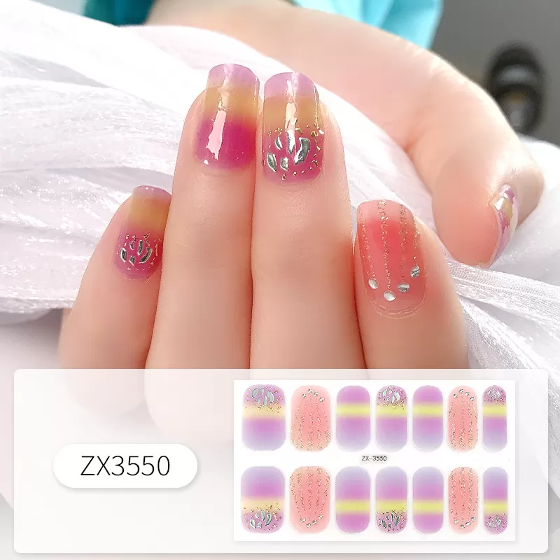 3D Fashion Nail Sticker ZX3550-3559