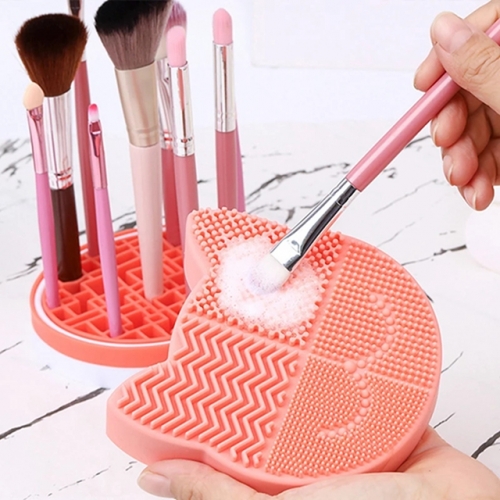 Makeup Brushes Cleaner and Display Stand Holder