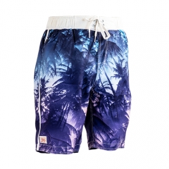 Calção de banho masculino Quick Dry Beach Boardshorts Swimwear Banho De Roupa Esportiva com Forro de Malha