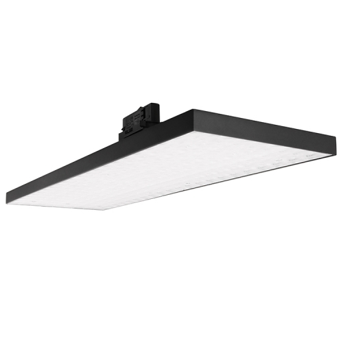 Luminária de alto fluxo, lâmpada de trilho linear de 3 circuitos 40 W 60 W 75 W Luz de painel de trilho LED fino