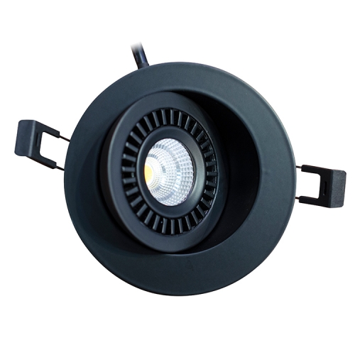 7W 90lm / w Solução AC embutida ajustável Led Downlight