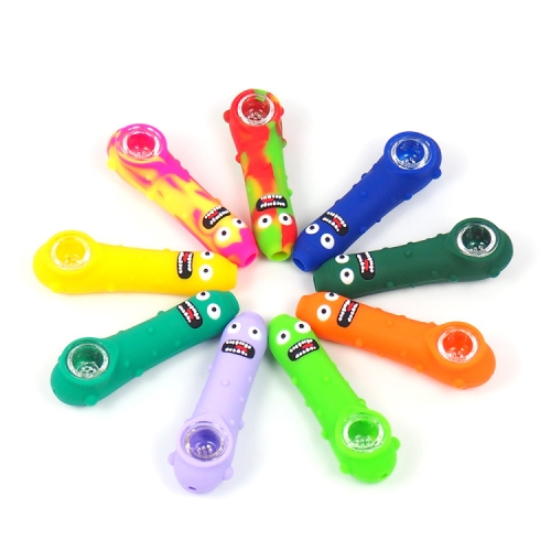 Silicone Cocumber Smoking Tobacco Pipe