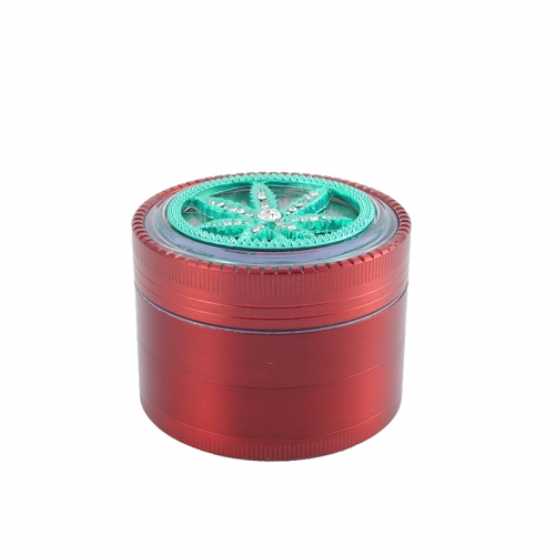 4 part Emboss herb grinder