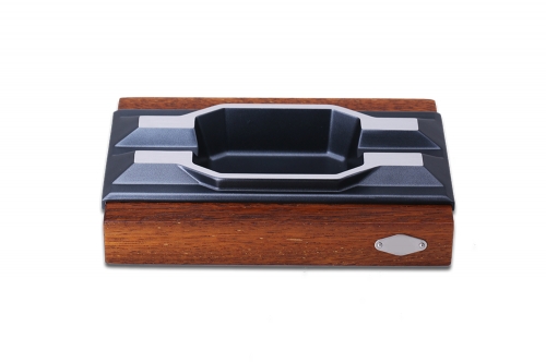 wooden cigar ashtray