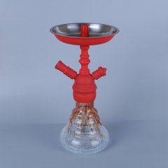 red glass shisha hookah