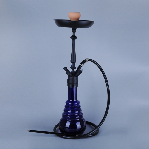 Blue glass Hookah