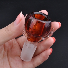 Red wine glass male bong cone
