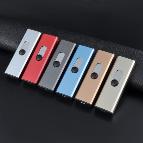 USB Electronic Lighter Touch Induction Custom Metal Charging Lighters Electronic Ultra thin USB Windproof