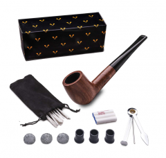 handmade wooden pipe set wholesale