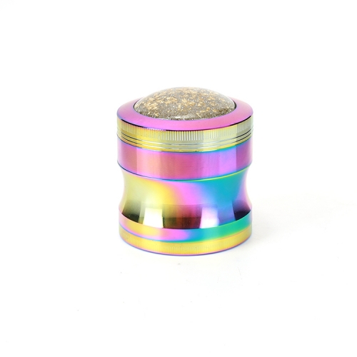 4 Layers Advanced Manual Zinc Alloy Colorful Metal Herb Grinder JL-693J-2