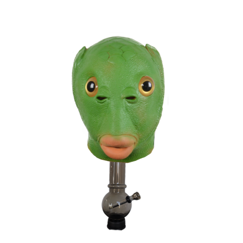 Vapruz Greenfish Mask Bong Halloween