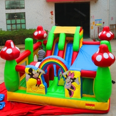 Outdoor Bounce House Jumping Castle With Slide