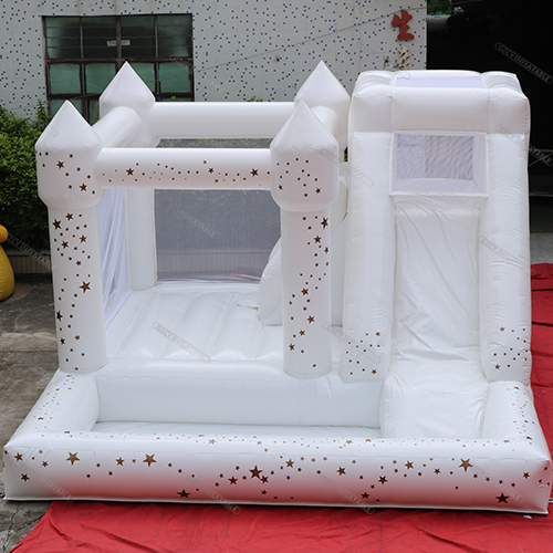 Wedding Commercial Inflatable Bouncer With Pool