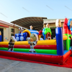 Outdoor Cartoon Inflatable Theme Park