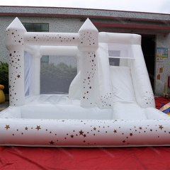 Wedding Commercial Inflatable Bouncer With Pool