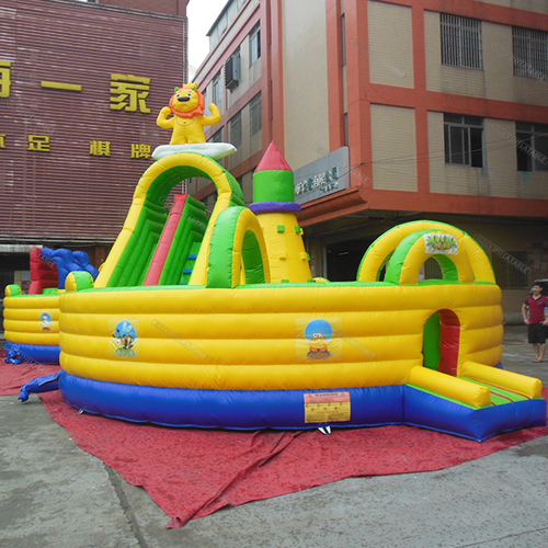Interactive Toxic Nuclear Inflatable Obstacle Course