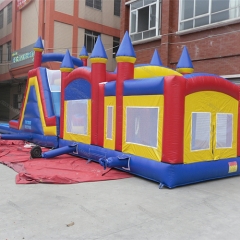 Double Slide Inflatable Obstacle Course