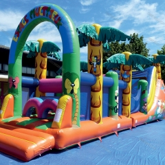 Inflatable game obstacle course
