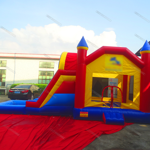 Commercial Bounce House With Water Slide