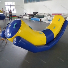 Inflatable seesaw water toy