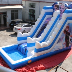 Frozen kids water slide