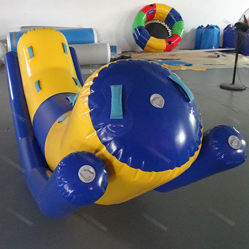 Inflatable seesaw water toy