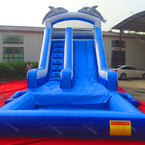 Single Lane Inflatable Slide Wet or Dry