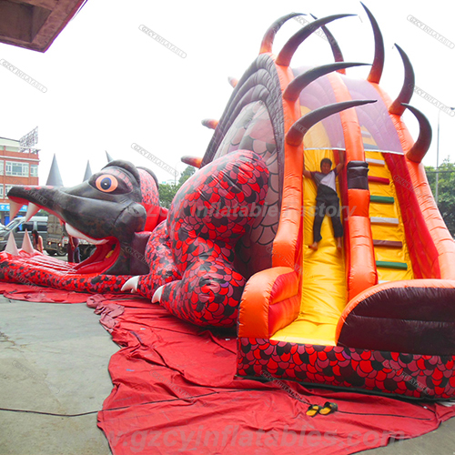 Dinosaur Large Inflatable Slide