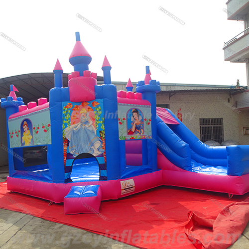 Castelos bouncy princesa com slide