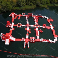 210 People Inflatable Water Theme Park