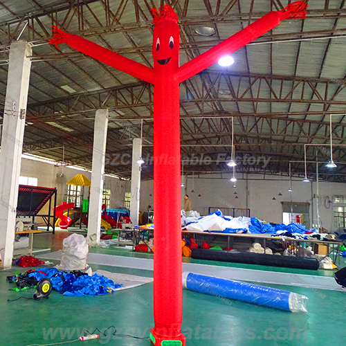 Custom interior inflable tubo hombre air dancer