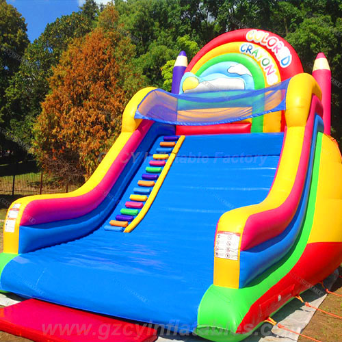 Crayon Inflatable Slide