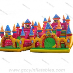 Mickey Castle Inflatable Slide