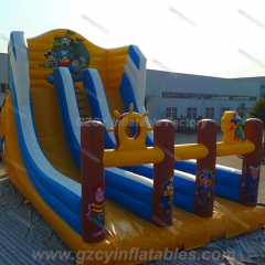 Slide inflável pirata