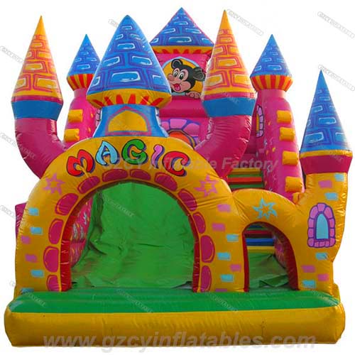 Diapositiva inflable de Mickey Castle