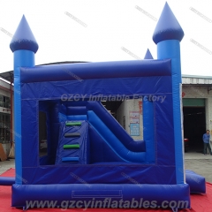 Frozen inflatable jump bouncer with slide