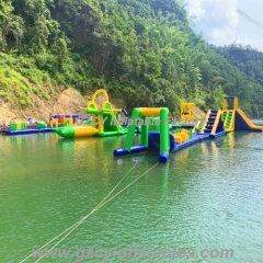 High quality inflatable floating water park for all water place