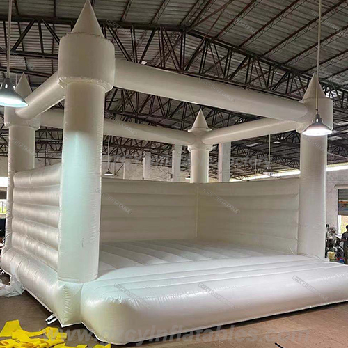 GZCY White Bounce House für Hochzeit