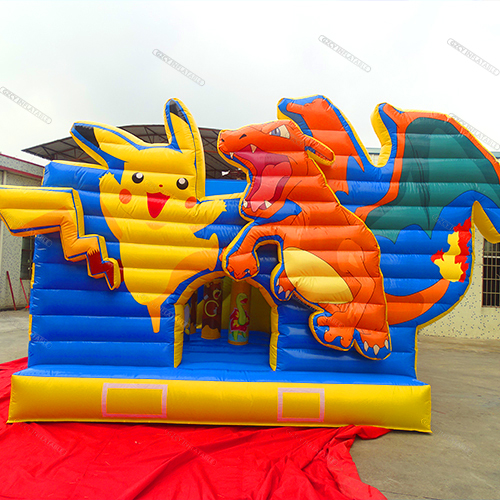 Digimon bouncy castelo inflável