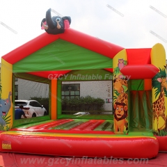 Elephant Bounce House com slide