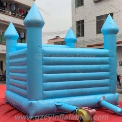 Blue Color Inflatable Bounce House