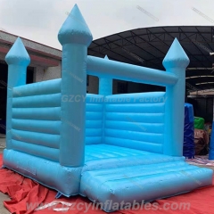 Blue Color Inflatable Bounce House
