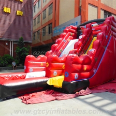 Car Inflatable Water Slide With Pool