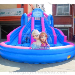 Frozen Water Slides Backyard Inflatable